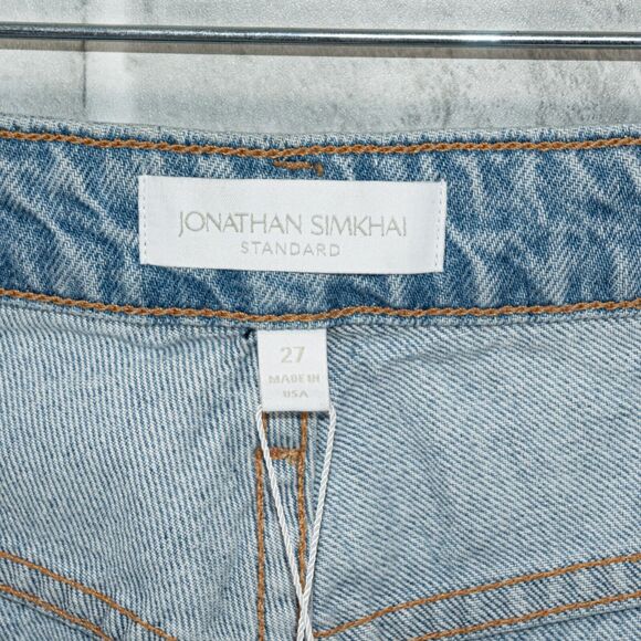 Jonathan Simkhai Eliot High-Rise Boyfriend Jeans Summerland light 27 - Picture 8 of 13